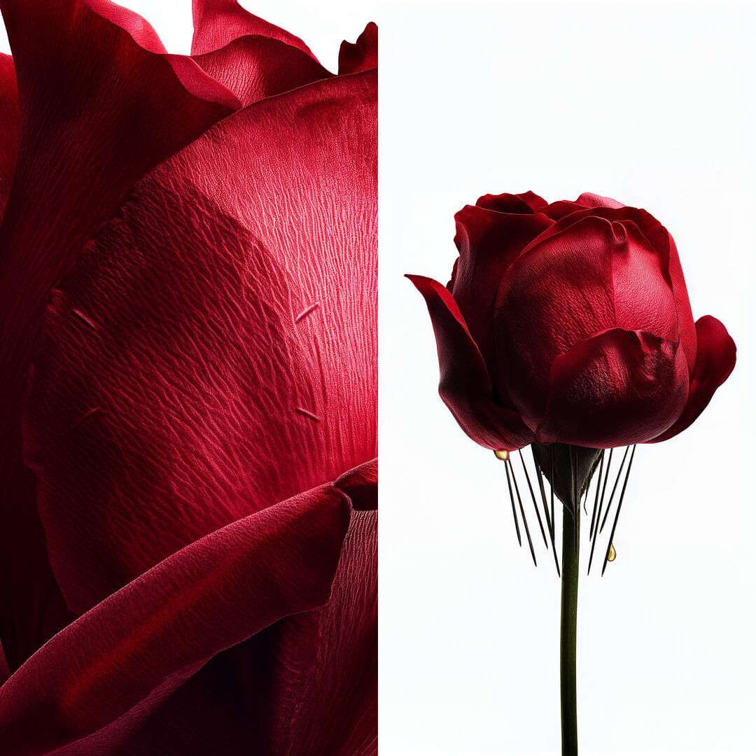 The Scented Prefaces A Prickly Red Rose Image