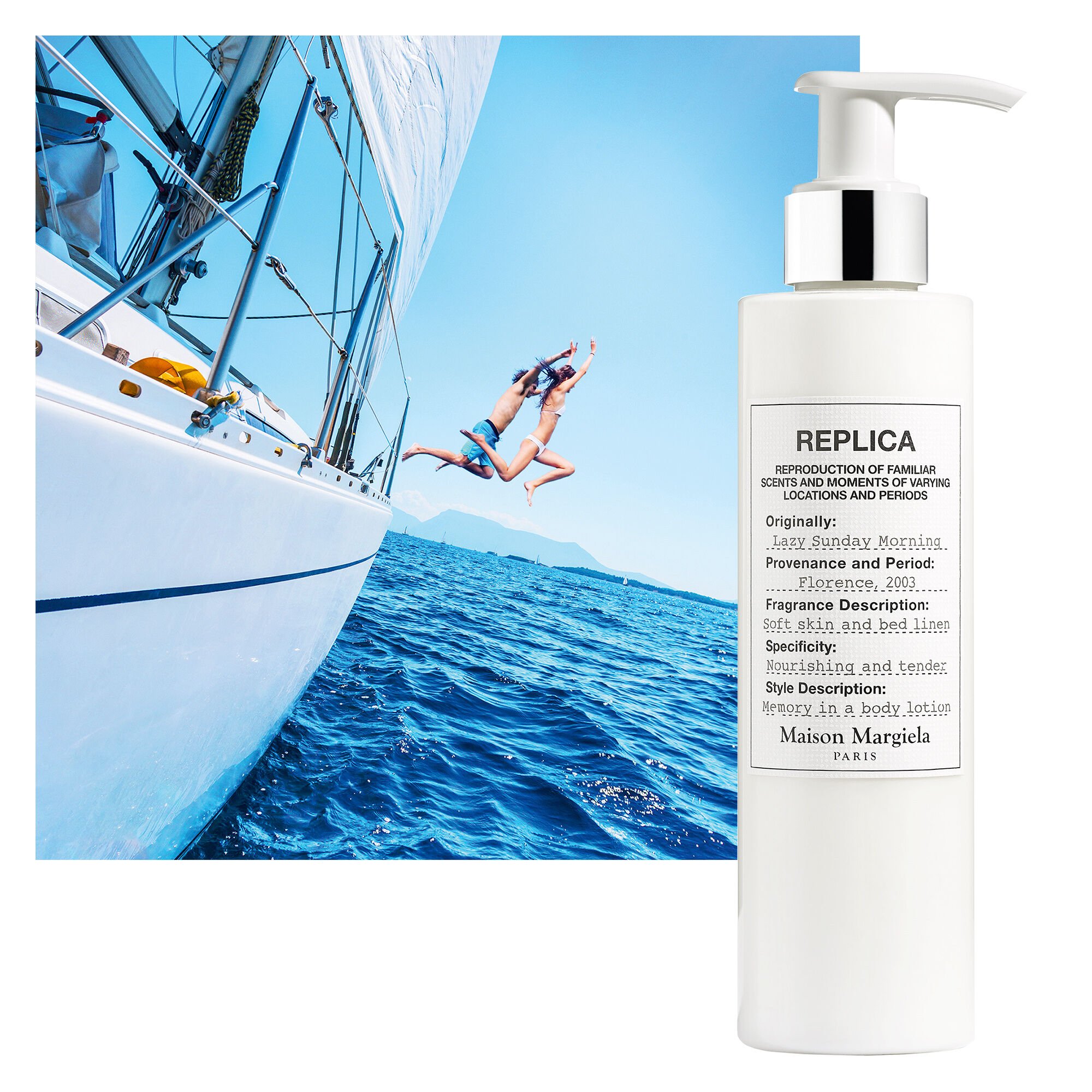 Discover REPLICA Sailing Day Body Lotion| Maison Margiela