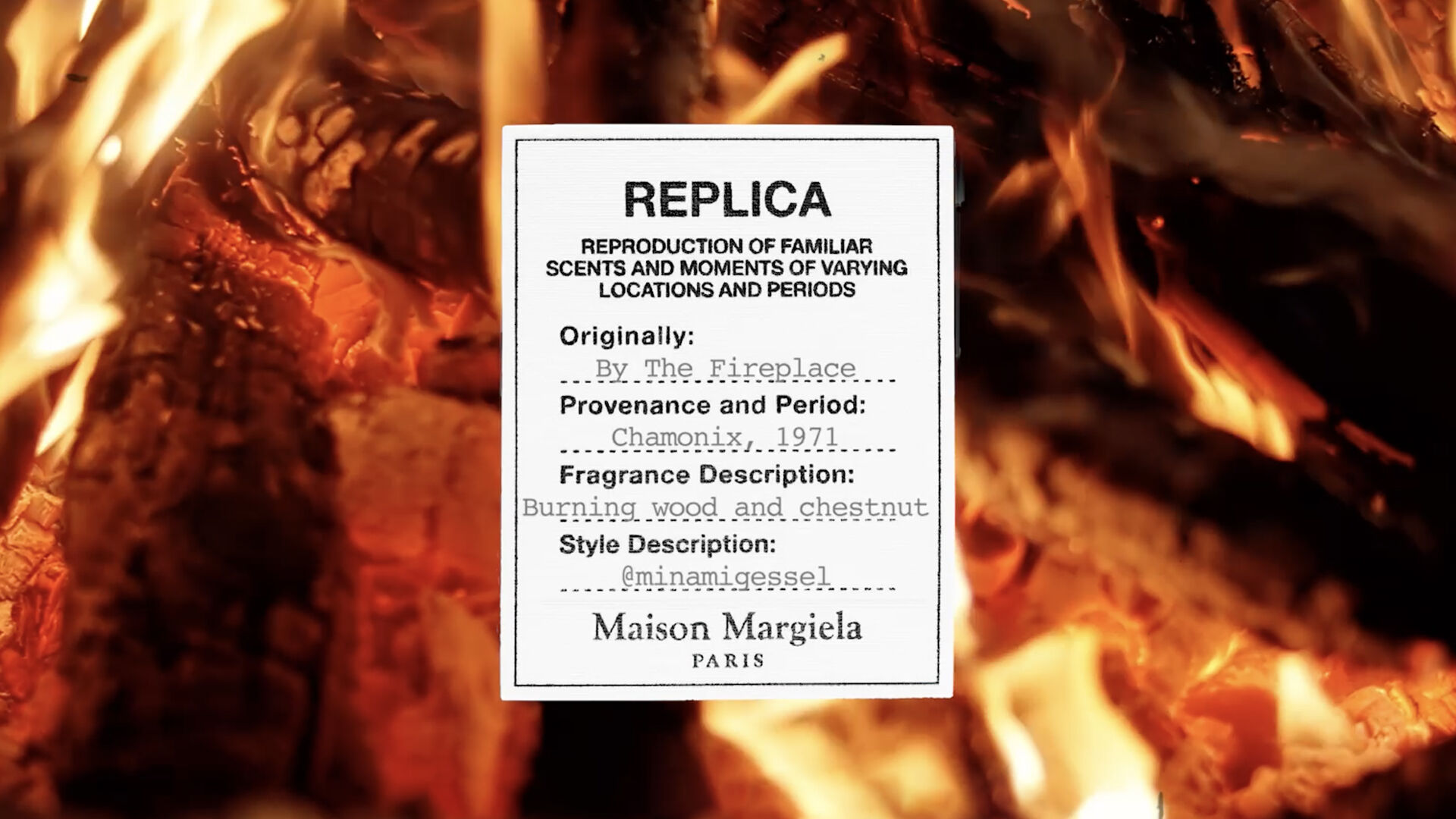 Fragrantica by the fireplace store