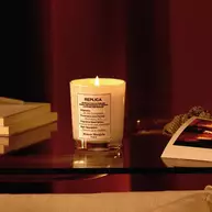 REPLICA By the Fireplace Ceramic Candle