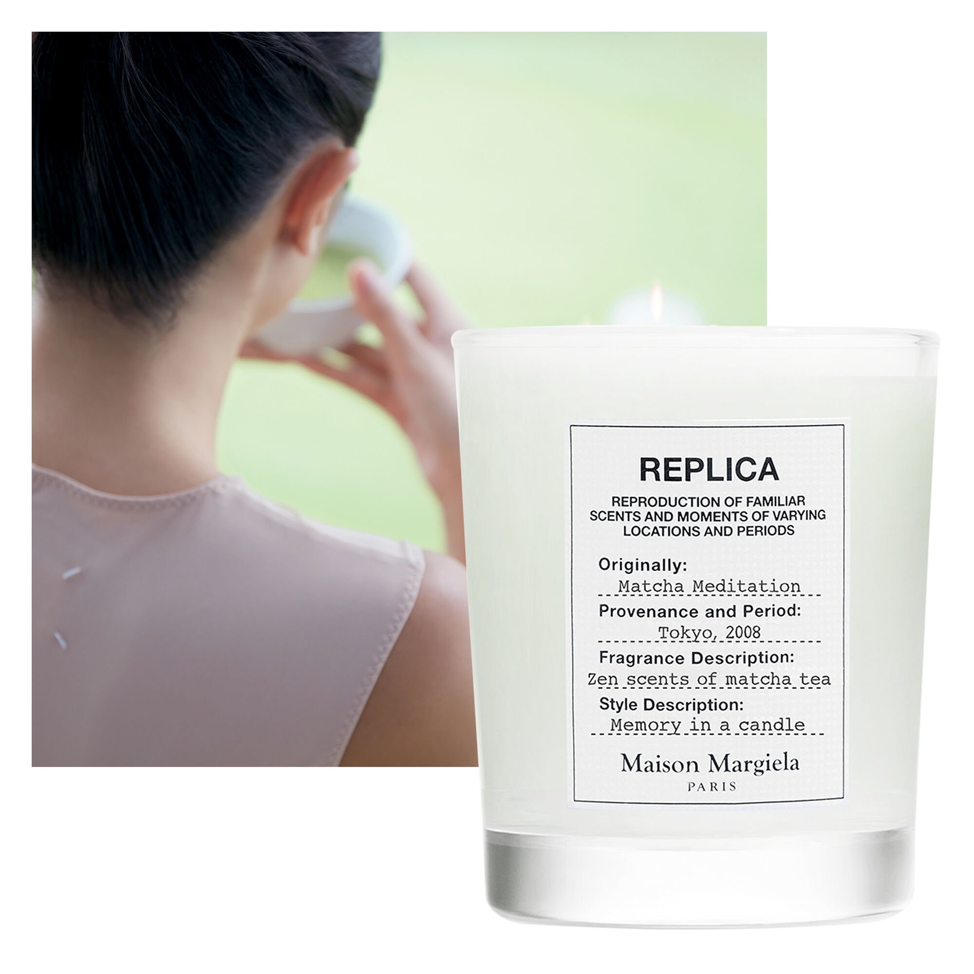 REPLICA Matcha Meditation Scented Candle | Maison Margiela