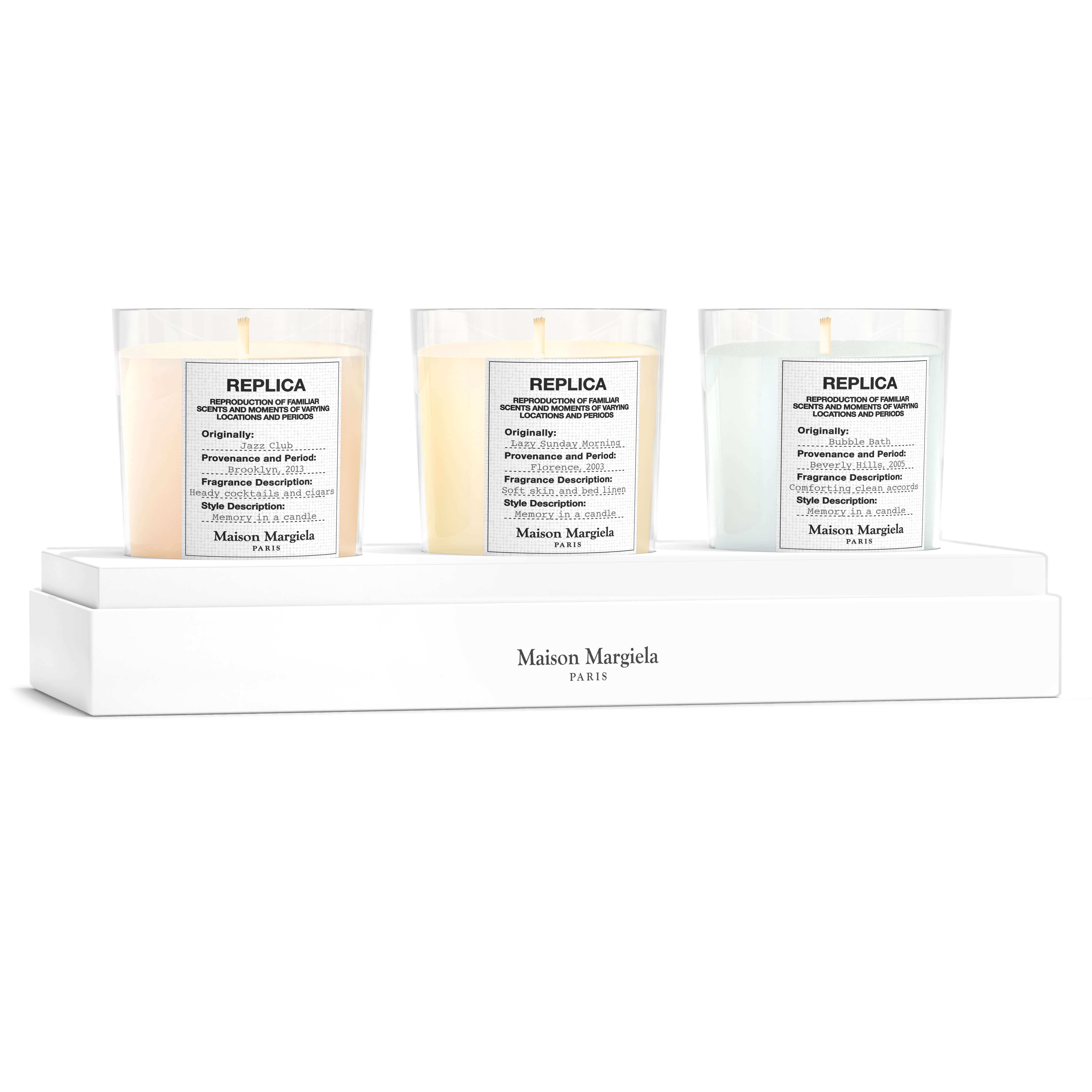 REPLICA Cozy Home Scented Candle Set | Maison Margiela Site