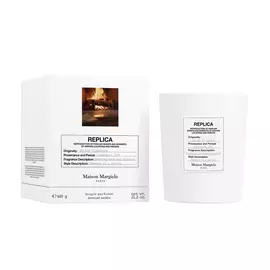REPLICA By the Fireplace Ceramic Candle