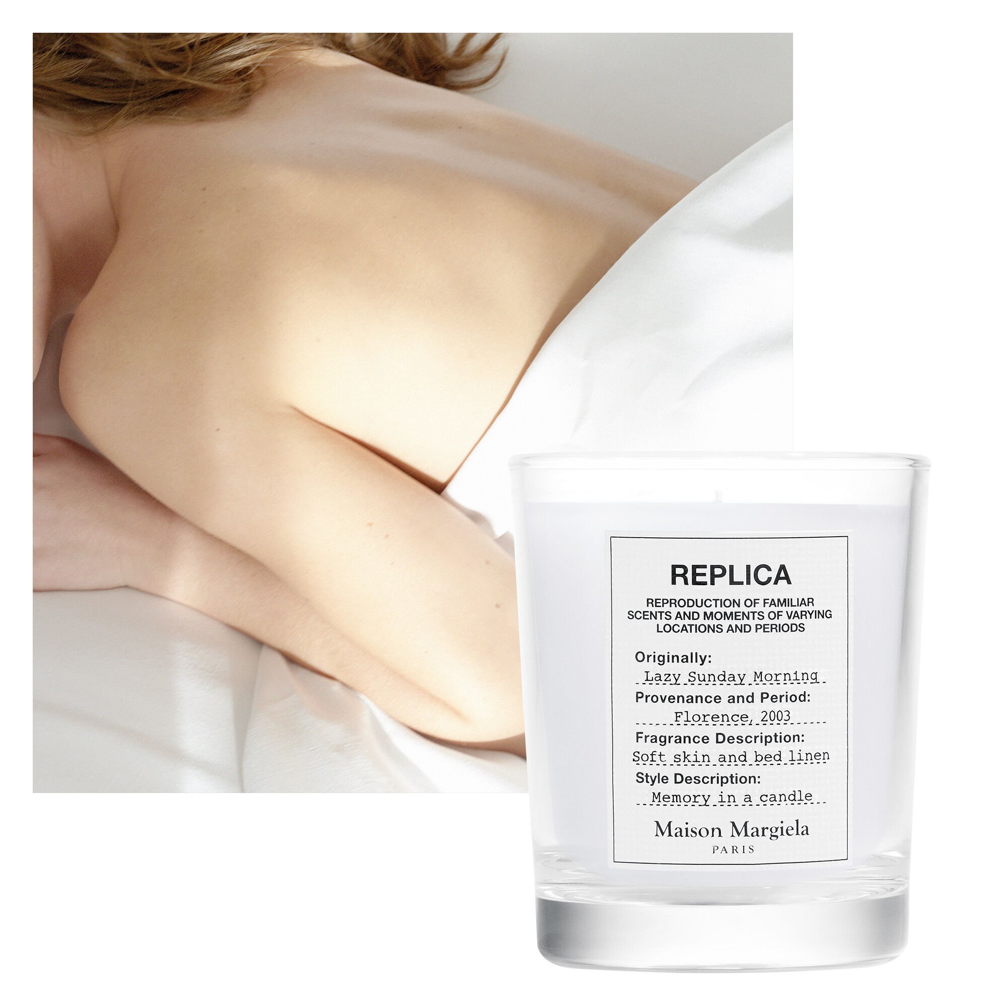 【限定特価】 REPLICA Lazy Sunday Morning Scented Candle| Maison Margiela 香水(ユニセックス)